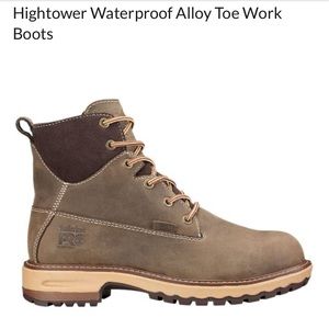 TIMBERLAND PRO Women's 6 in. Hightower Waterproof Alloy Toe Work Boots Size 7